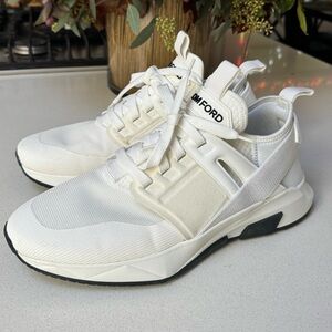 TOM FORD logo-patch lace-up sneakers